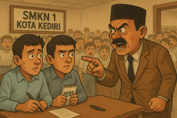 Diduga Intimidasi Jurnalis, Kepala SMKN 1 Kota Kediri Tuai Kecaman: Siswa Dilibatkan Hadang Wartawan