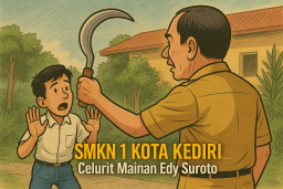 Kepala SMKN 1 Kota Kediri Diduga Bawa Celurit Mainan, Dikecam Praktisi Pendidikan