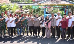 Polda Jatim Gelar Penjurian Lomba Pekarangan Pangan Bergizi di Sumenep