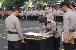 Mutasi Jabatan, Kompol Dhany Jabat Wakapolres Sampang Gantikan Kompol Hosna