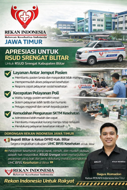 REKAN Indonesia Jatim Apresiasi Layanan RSUD Srengat, Desak Pemkab Blitar Percepat Capaian UHC