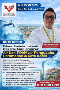 Hari Air Sedunia, Relawan Kesehatan Jatim Soroti Pengembang Perumahan di Kediri Gunakan Air Non-PDAM