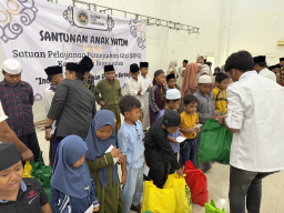 Korcam SPPG Banyuates Sampang Santuni Ratusan Anak Yatim