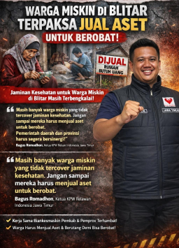 Krisis Jaminan Kesehatan di Blitar, Warga Miskin Terancam Kehilangan Akses Layanan