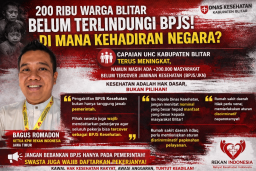 Rekan Indonesia Jatim Soroti Kesenjangan UHC Blitar: 200 Ribu Warga Belum Terlindungi BPJS