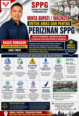 REKAN Indonesia Jatim Desak Bupati dan Wali Kota Kediri  Perketat Pengawasan Perizinan SPPG
