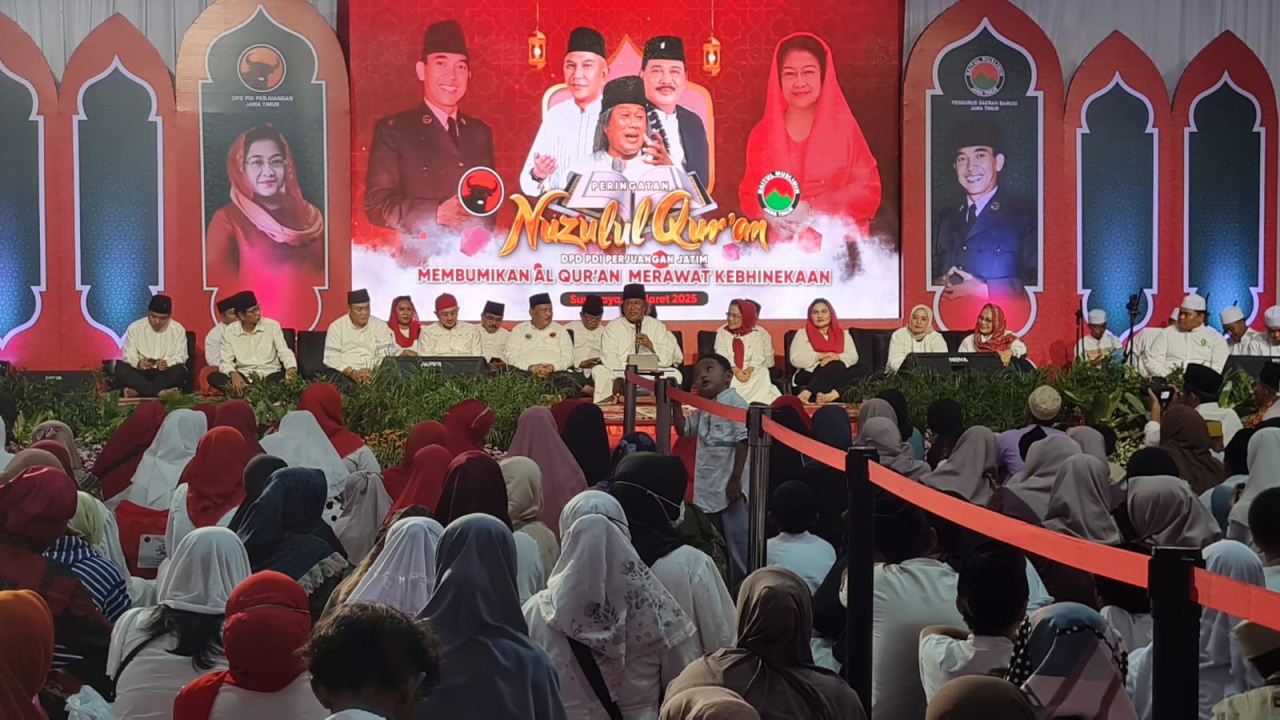 Santunan Anak Yatim-Dhuafa jadi Wujud Bakti PDI Perjuangan Jatim ke Wong Cilik
