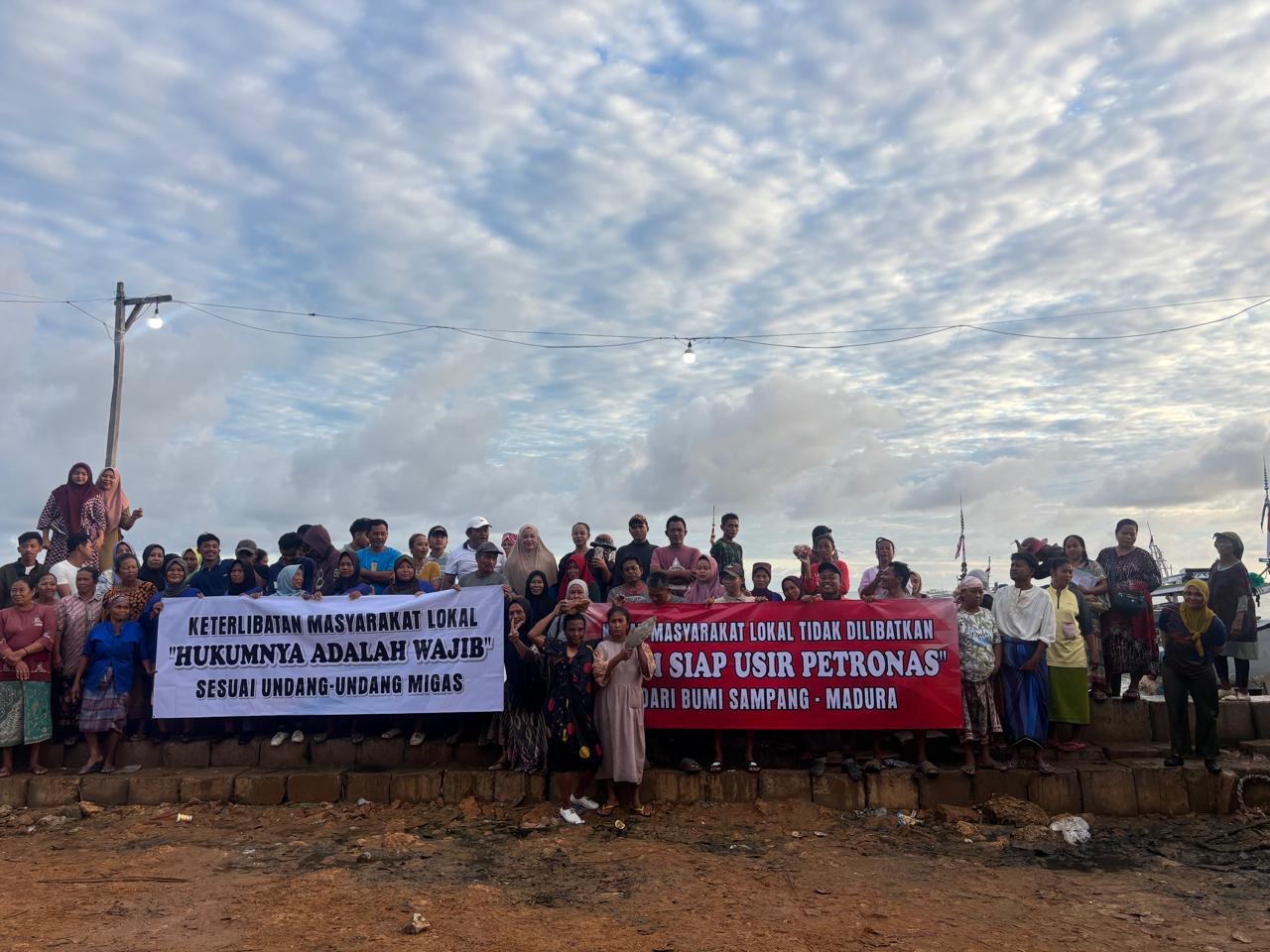 Dari Pesisir Ketapang, Warga Pantura Sampang Suarakan Siap Usir Petronas