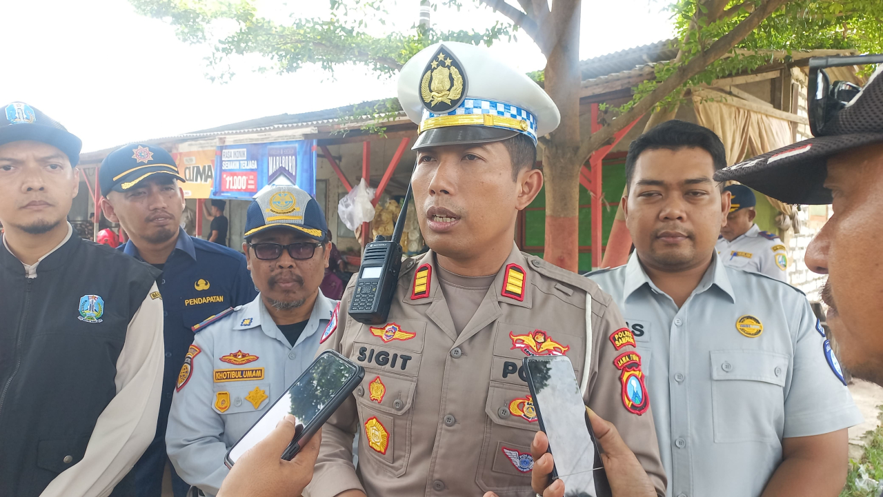 Satlantas Polres Sampang Gelar Razia di Banyuates Ratusan Kendaraan Ditilang