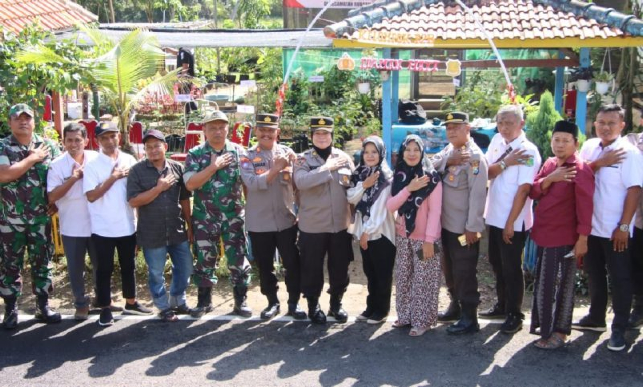 Polda Jatim Gelar Penjurian Lomba Pekarangan Pangan Bergizi di Sumenep