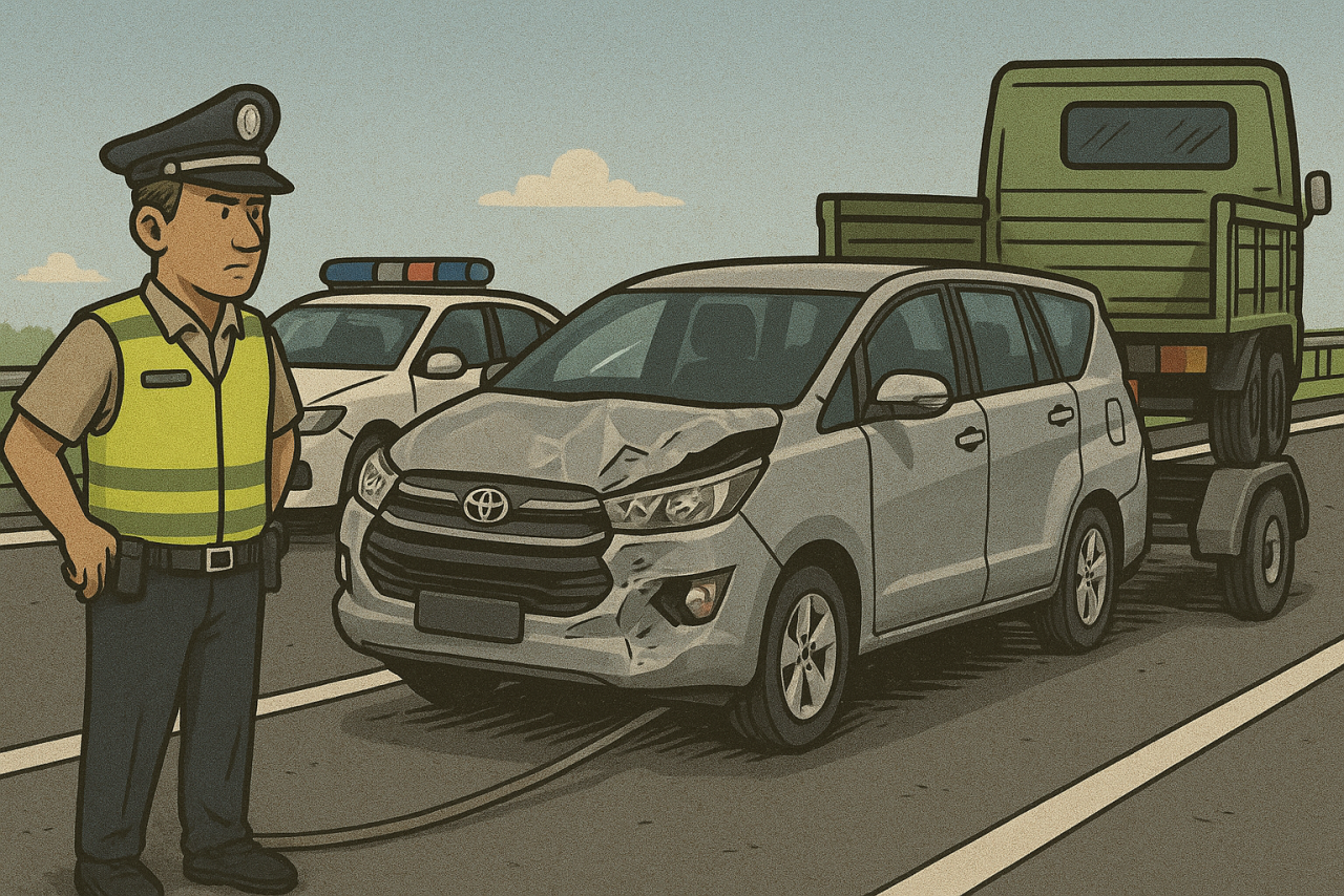 Polisi Berhasil Evakuasi Korban dalam Kecelakaan Maut di Tol Paspro, Sopir Luka Berat dua Meninggal Dunia