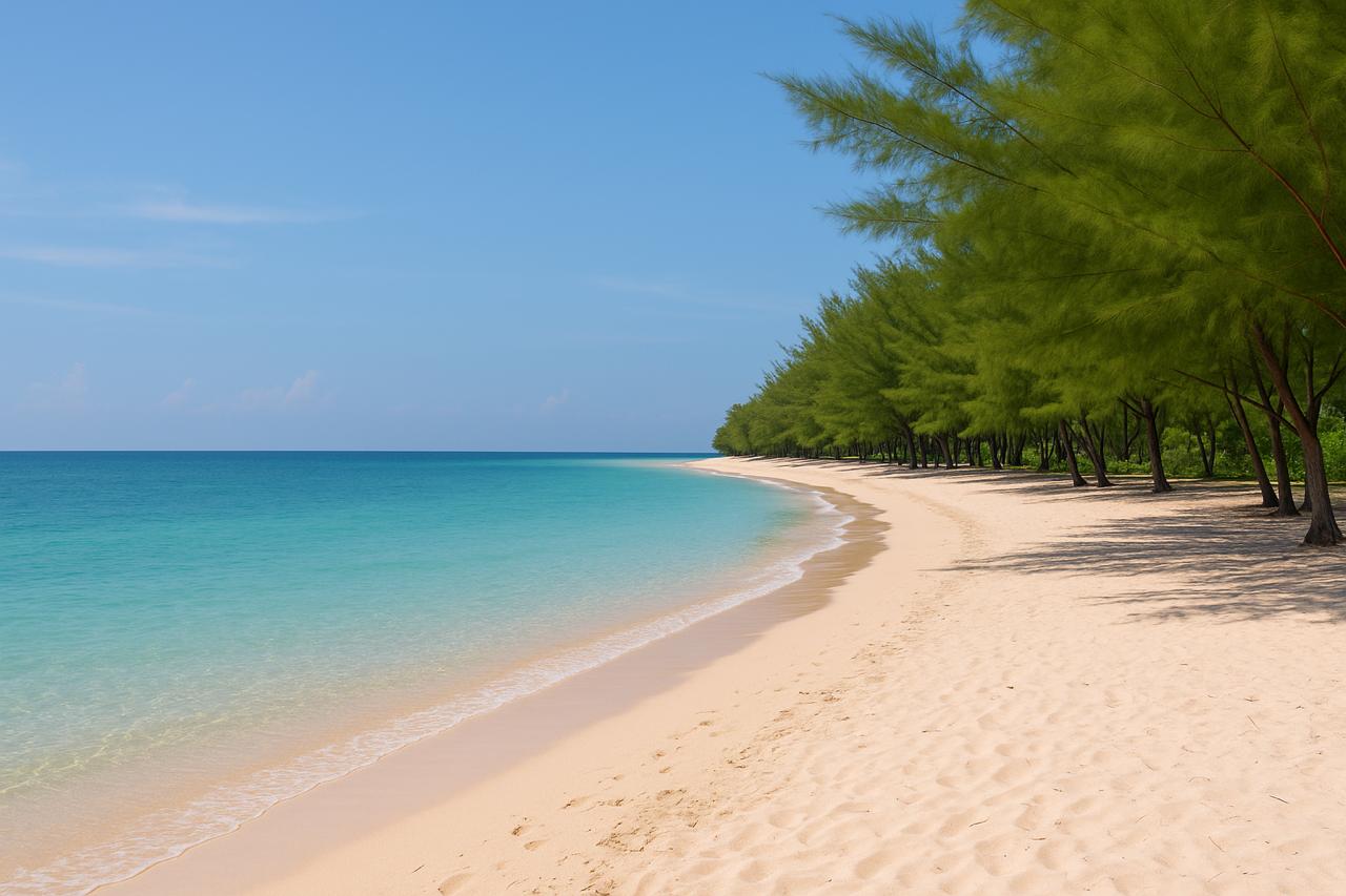 Pantai Lon Malang Sampang, Destinasi Wisata Eksotis dengan Nuansa Pasir Putih dan Cemara Udang