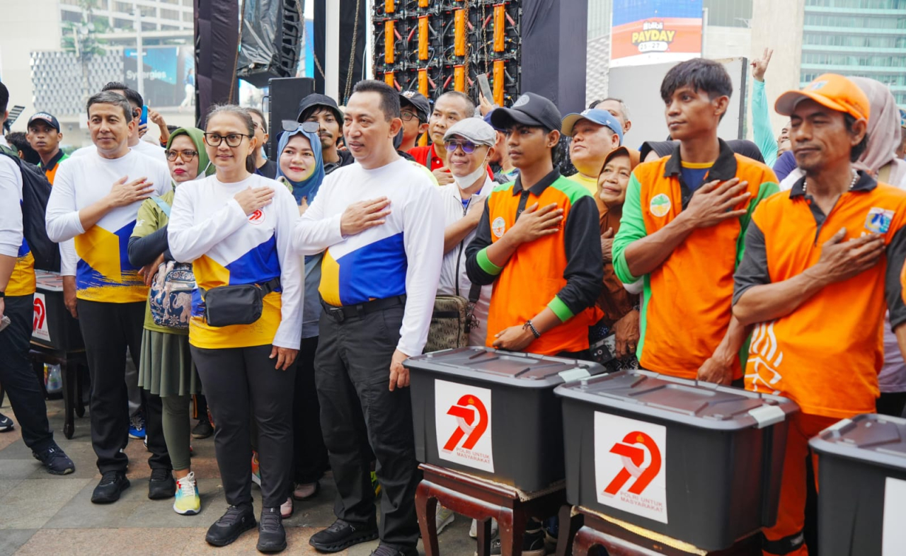 Kapolri Pimpin Bhayangkara Sport Day Serentak se-Indonesia, Tegaskan Komitmen Pelayanan Publik