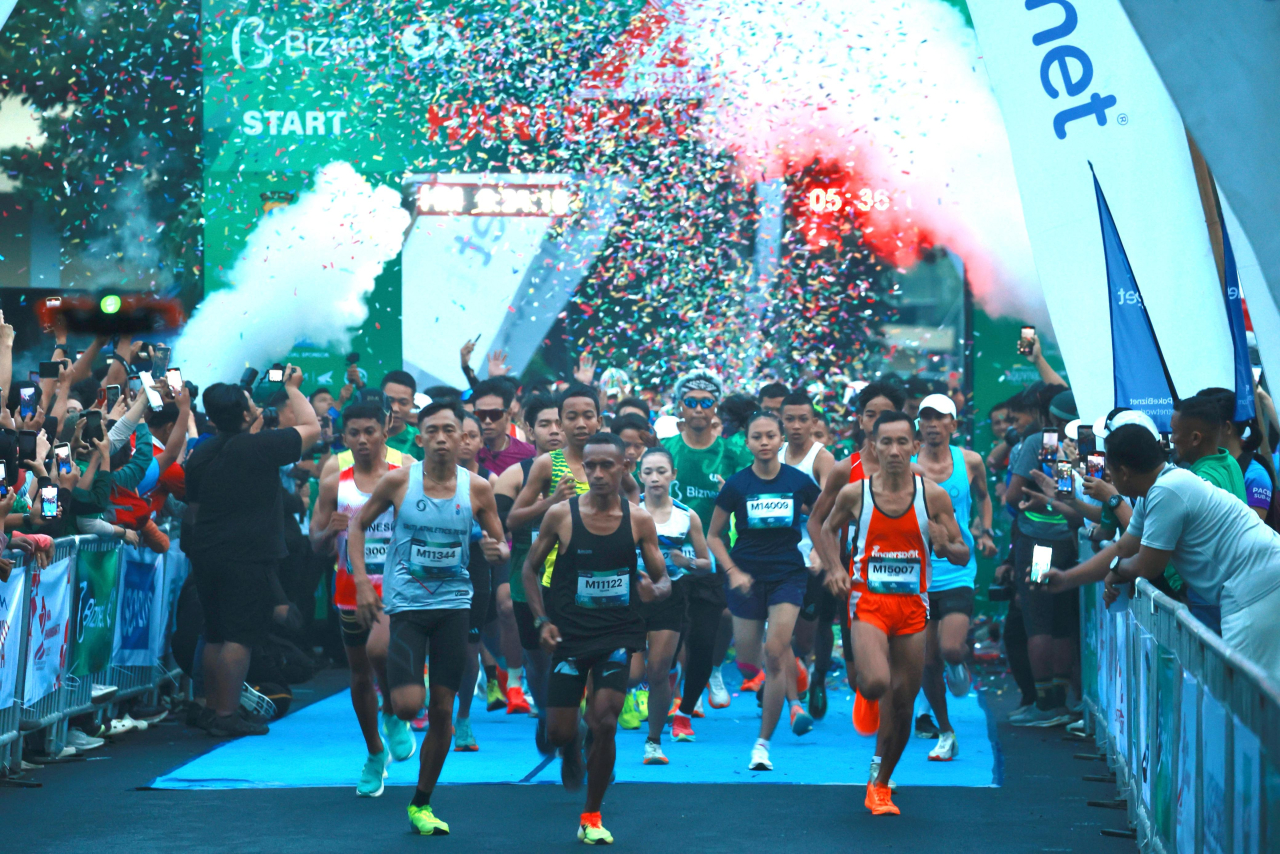 East Java Running Fest Meriahkan HUT Bhayangkara ke-79, Kapolda Jatim Lepas 3.000 Pelari