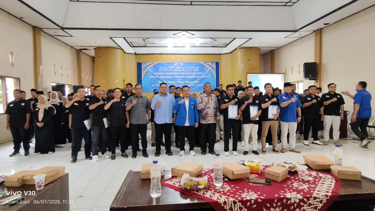 KNPI Zona 3 Sampang Resmi Dilantik, Pemuda Didorong Jadi Agen Perubahan