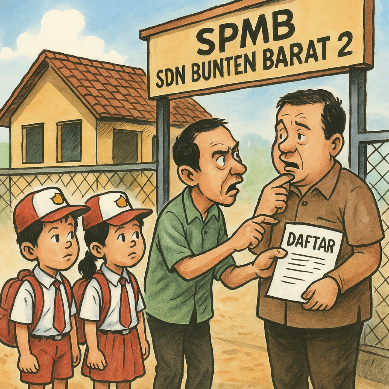 SPMB SDN Bunten Barat 2 Diduga Jadi Ladang Titip Kursi, Dindik Sampang Tutup Mata
