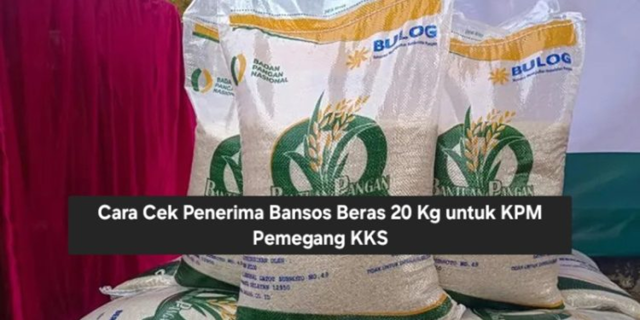Jangan Lewatkan! Ini Cara Cek Penerima Bansos Beras 20 Kg dan Uang Tunai Rp 400 Ribu