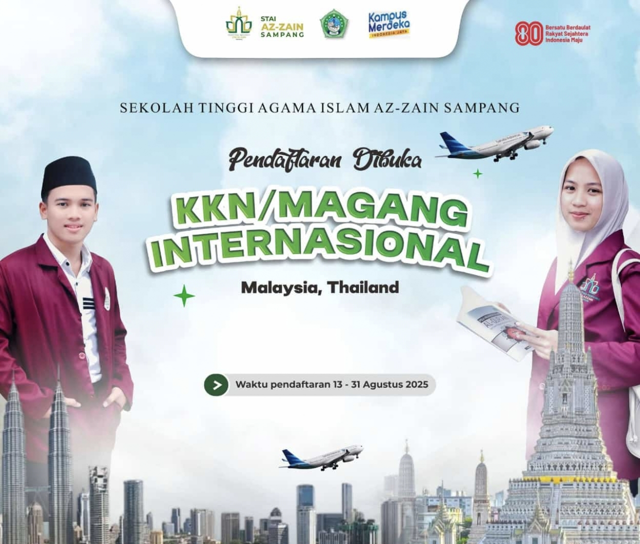 Stai Azzain Sampang Kirim Mahasiswa KKN ke Luar Negeri, Targetkan Malaysia dan Thailand