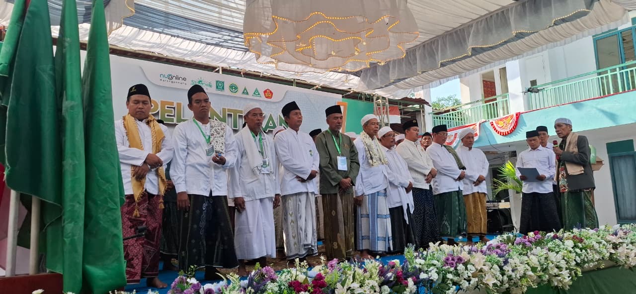 MWC NU Karangpenang Sampang Resmi Dilantik, Buka PD-PKP-NU Angkatan ke-54