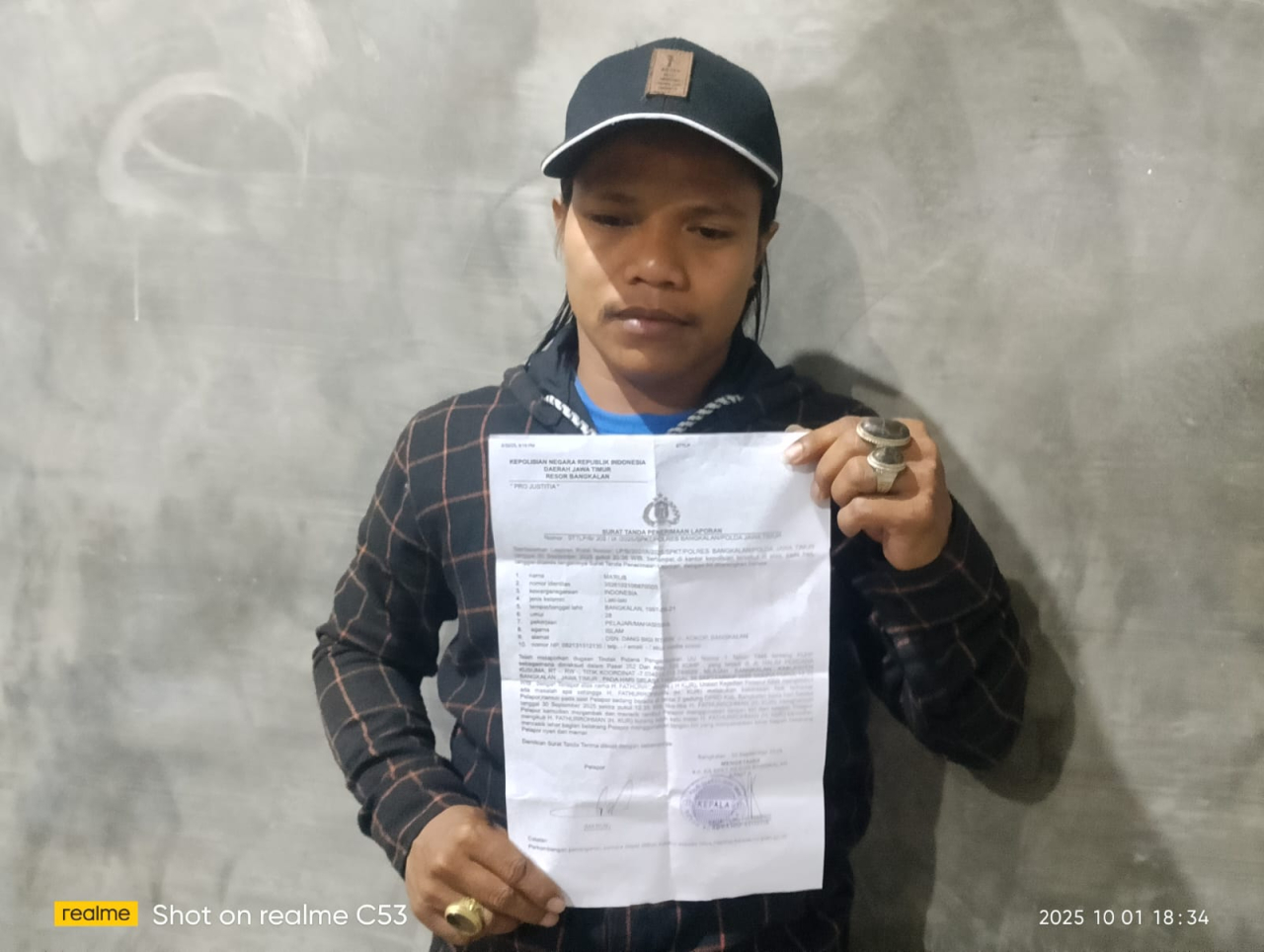 Diduga Dianiaya dan Diancam, Wartawan Celurit.News Laporkan Anggota DPRD Bangkalan ke Polisi