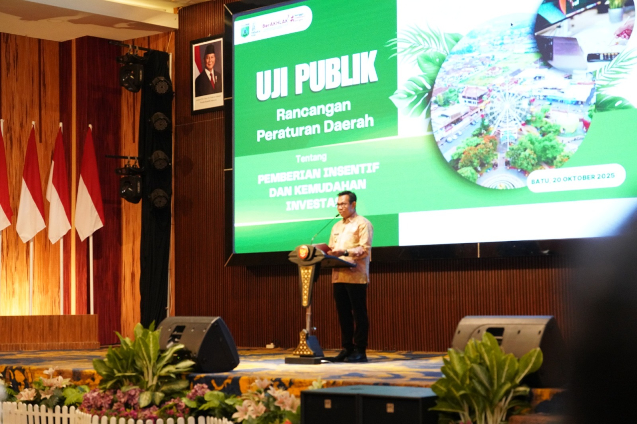 Pemkot Batu Gelar Uji Publik Raperda Pemberian Insentif dan Kemudahan Investasi