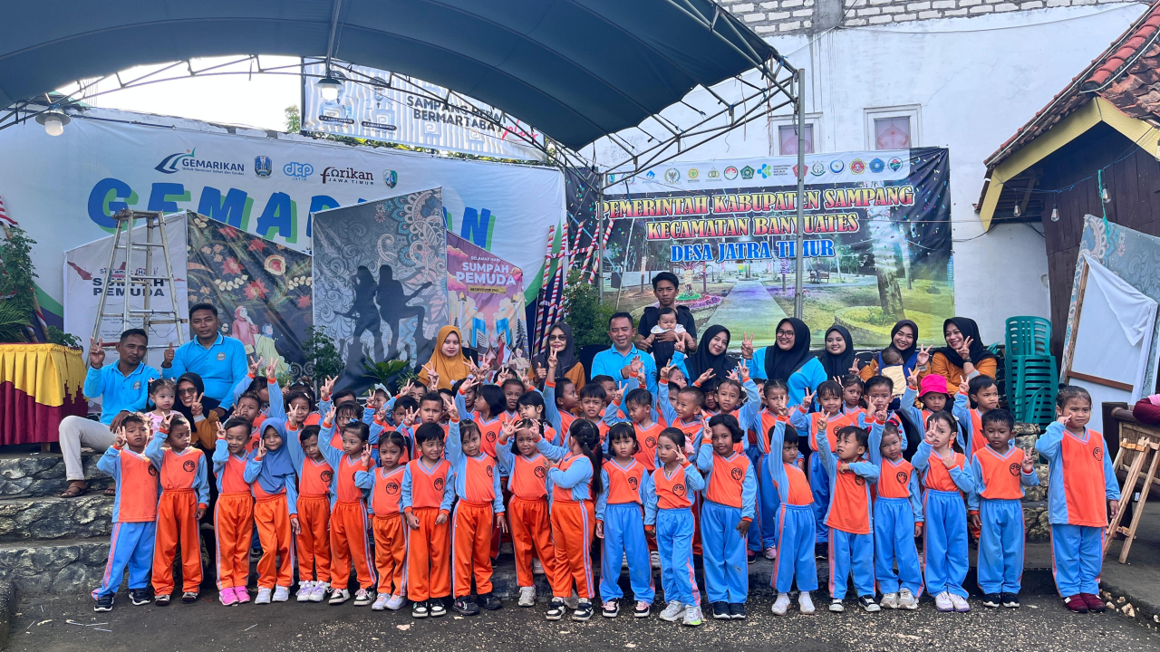 Gelar Outing Class TK DWP 1 Banyuates Sampang di Taman Radhin Maja Jatra Timur Belajar Menyenangkan di Alam Terbuka