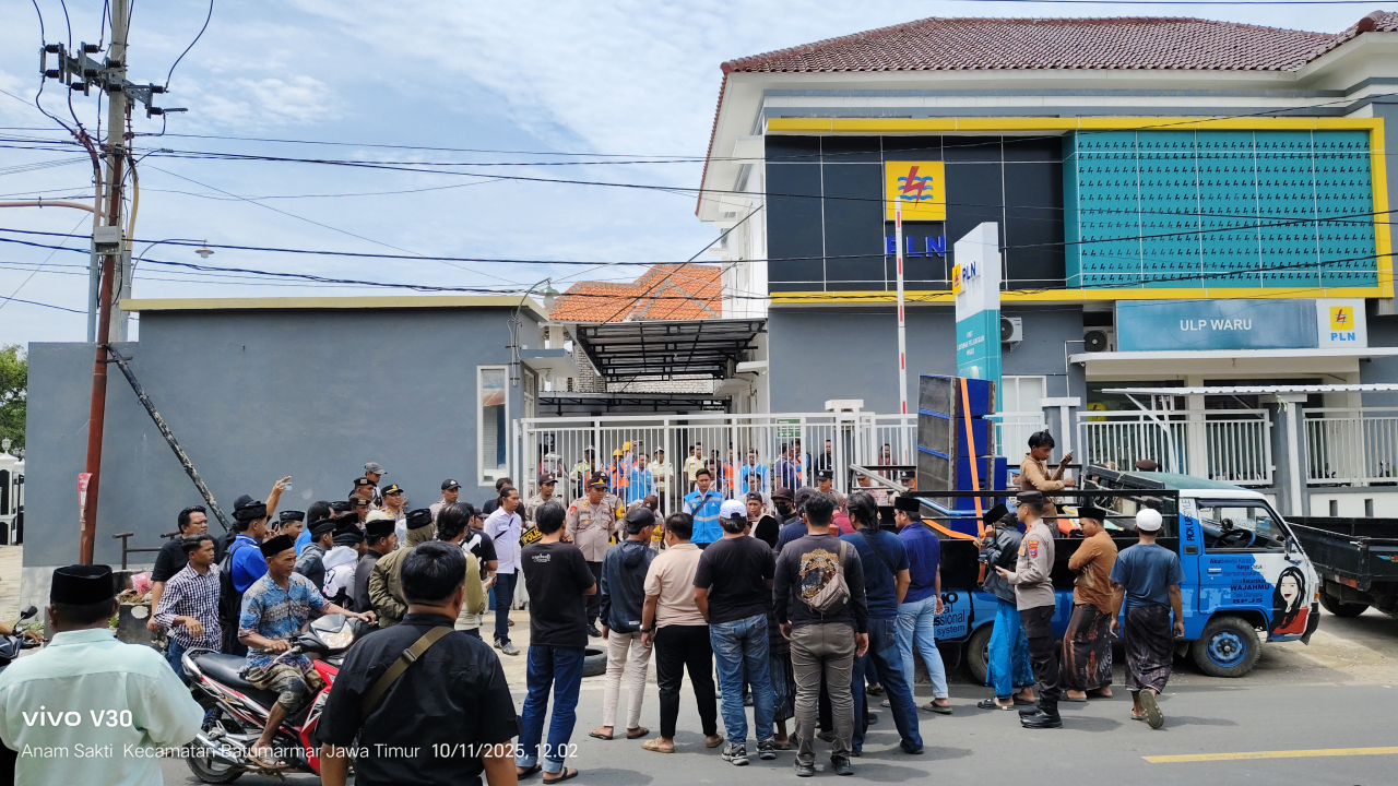 Aliansi Pemuda Pantura Tuntut PLN ULP Waru Pamekasan Transparan dan Bertanggung Jawab
