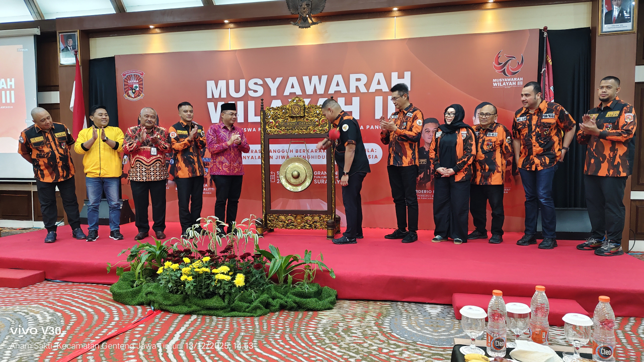 Muswil III Sapma PP Jatim Tuntas, Muhammad Agung Rizky Nahkoda Baru Periode 2025–2029