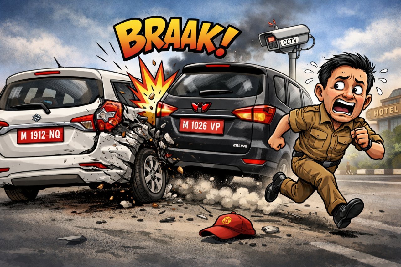 Diduga Mobil Dinas Desa Pandian Sumenep Tabrak Lari di Pamekasan, Pengemudi Kabur Tinggalkan Korban