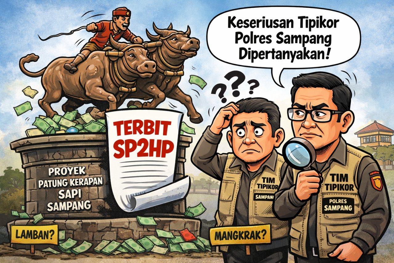 Kasus Dugaan Mark Up Patung Karapan Sapi Mandek, Aktivis Soroti Kinerja Polres Sampang