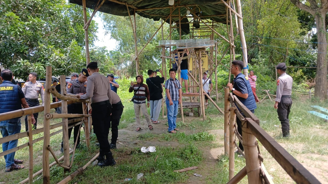 Balap Kelereng atau Judi Terbuka, Polres Sampang Bongkar Lapangan