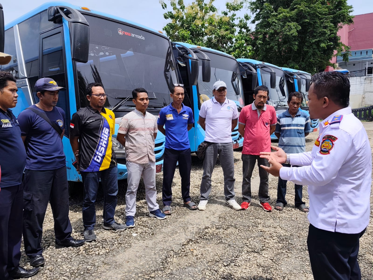 Dishub Bangkalan Cek Kelayakan Bus Mudik Gratis Lebaran 1447 H