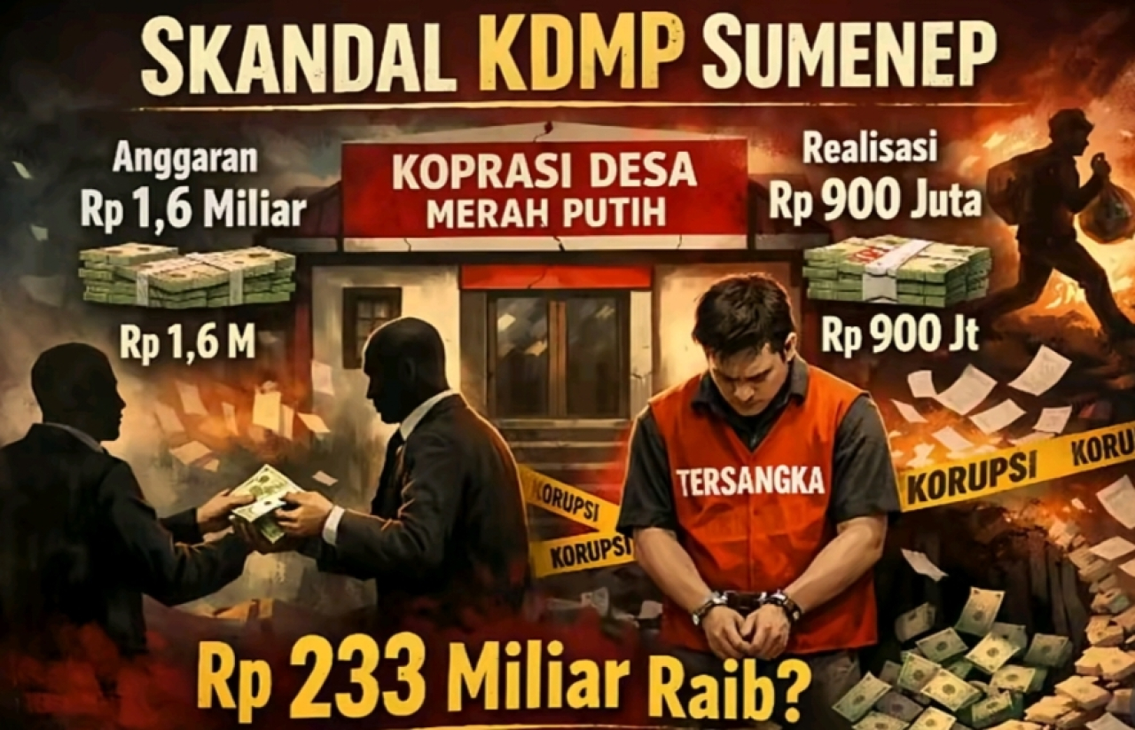 Sorotan Publik Menguat, Program Koperasi Desa Merah Putih di Sumenep Diduga Sisakan Selisih Anggaran Ratusan Miliar