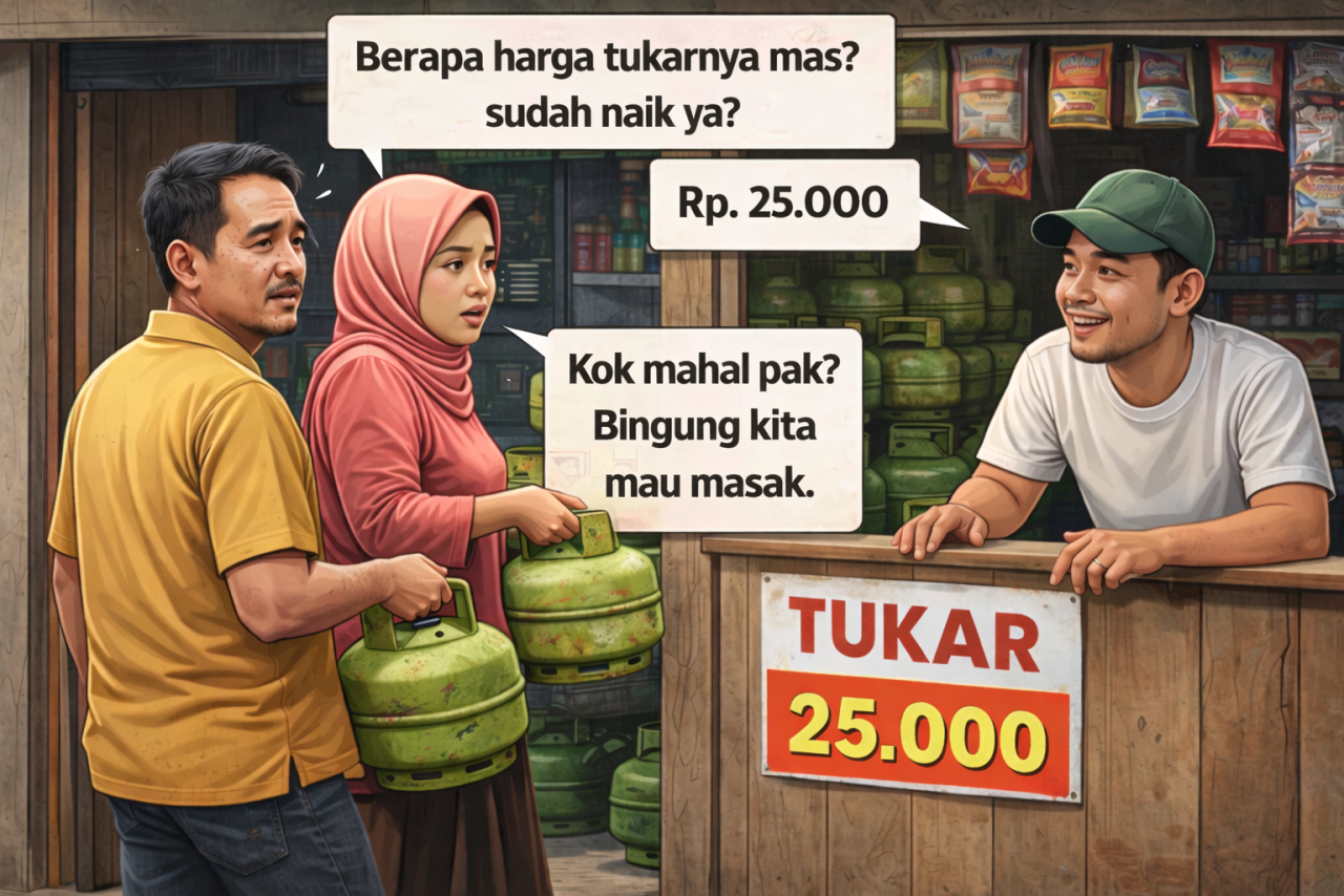 Kelangkaan LPG 3 Kg di Sampang Kian Parah, Harga Tembus Rp25 Ribu Masyarakat minta pemerintah turun tangan