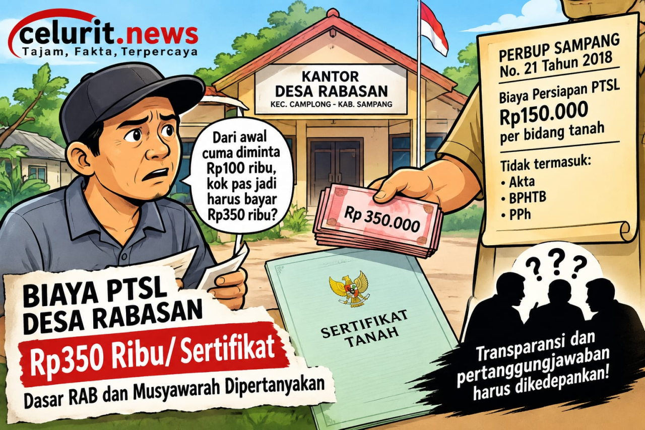 Biaya PTSL Desa Rabasan Sampang Rp350 Ribu per Sertifikat, Dasar RAB dan Musyawarah Dipertanyakan